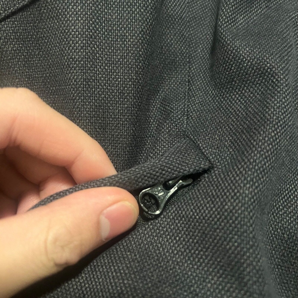Lululemon Chilly Bomber Size 6 Goose Down Black Puffer‎ Zip Up Jacket - Picture 5 of 13